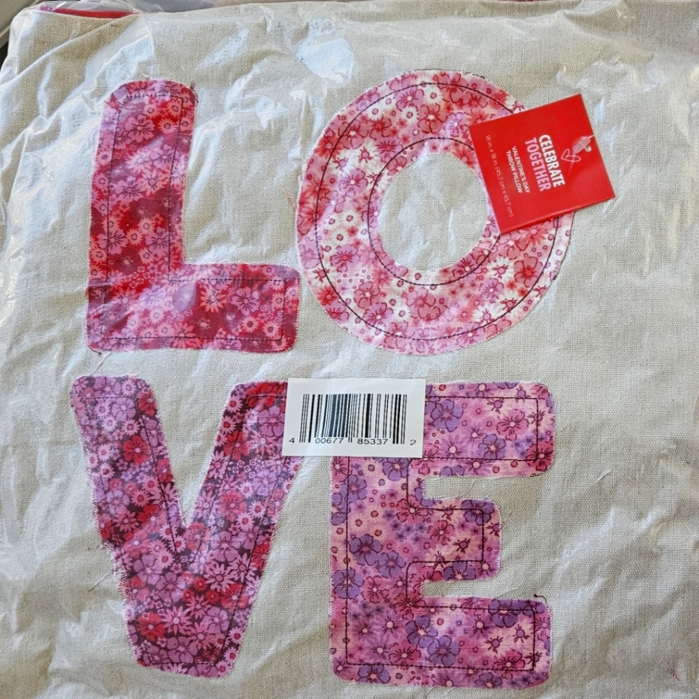 NWT set of 2 LOVE pillows